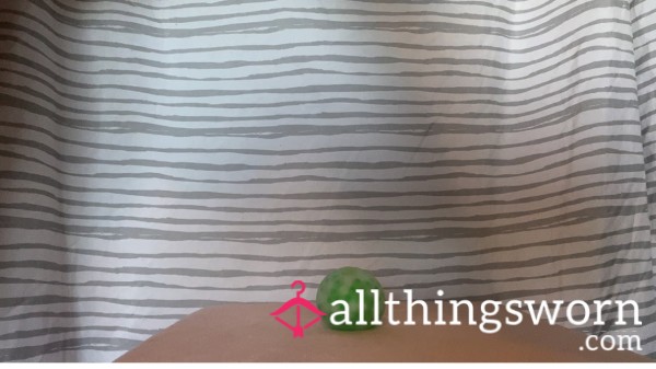 Squishing Stress Ball