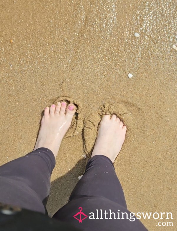 Squishy Sand: Relaxation With My Toes 🏖🌊👣