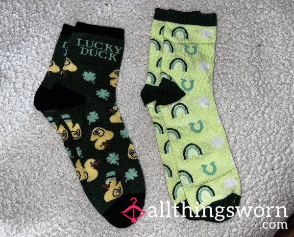 ☘️☘️ St Pattys Socks ☘️☘️