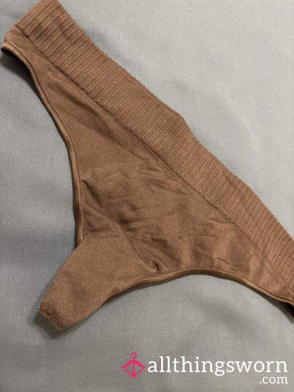 Stained Brown Thong