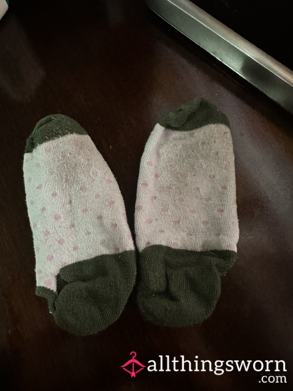 Stained Polka Dot Socks