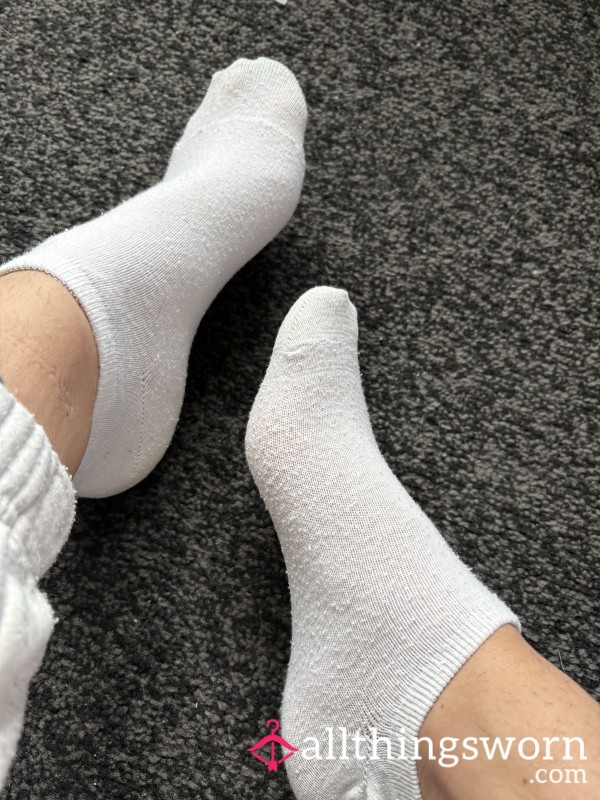 Stained, Sweaty Trainer Socks