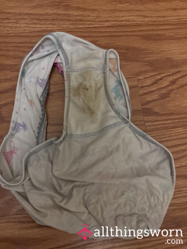 Stained Very Old Cotton Panties