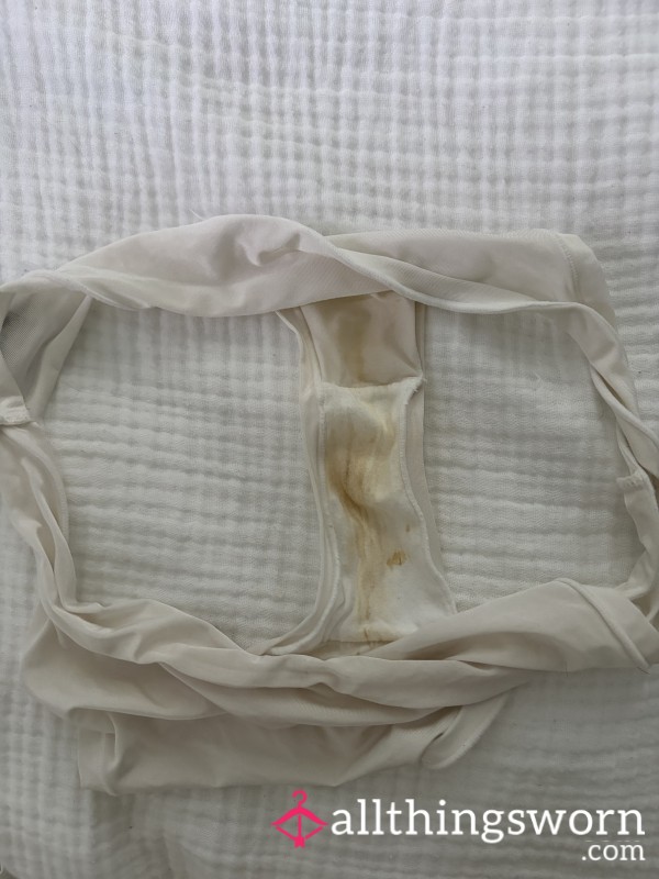 Stained White Panties