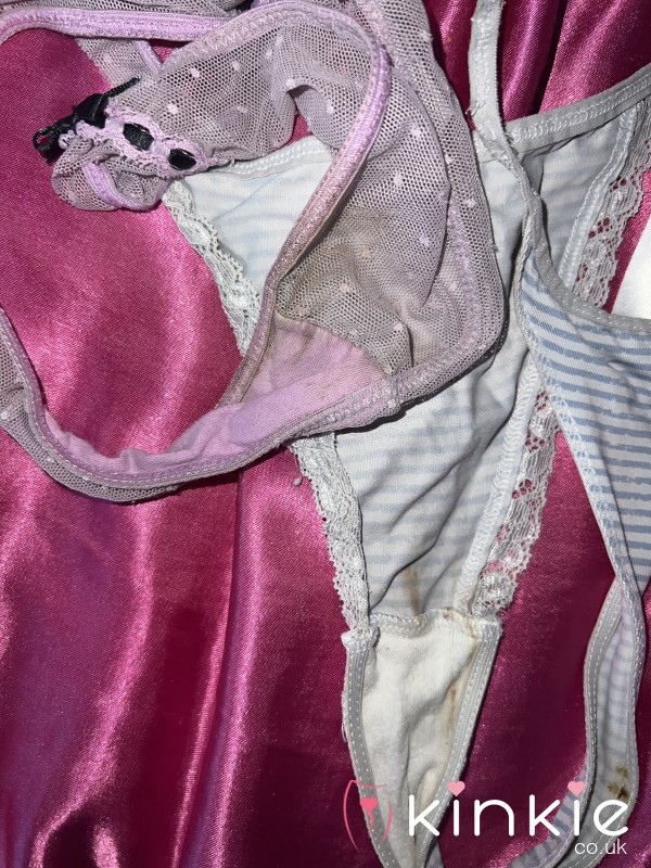 Stained Worn Thongs