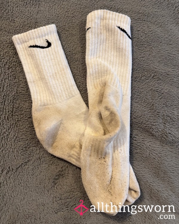 StainedNike Crew Socks