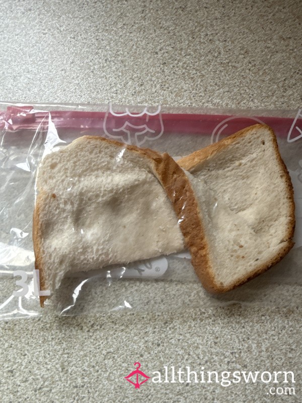 Pretty Feet Crushing Bread Inbetween My Toes