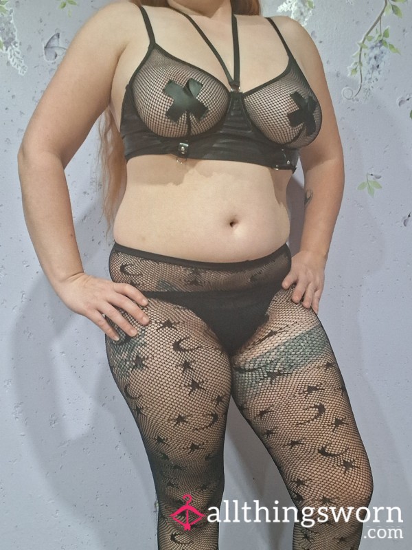 Star And Moon Fishnets