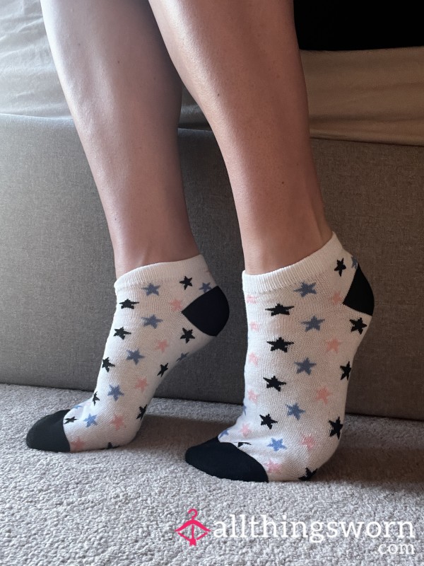 Star Ankle Socks: Brand New: Buy Now To Decide How Many Days I Wear Them (up To A Week)