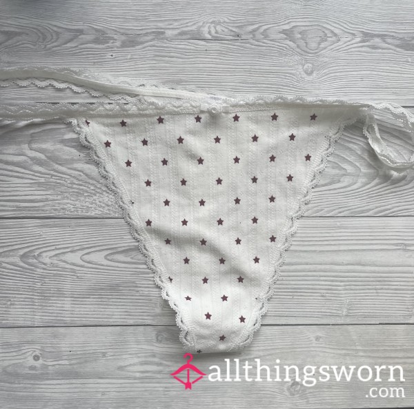Ka**y’s Star Print Cotton Thong