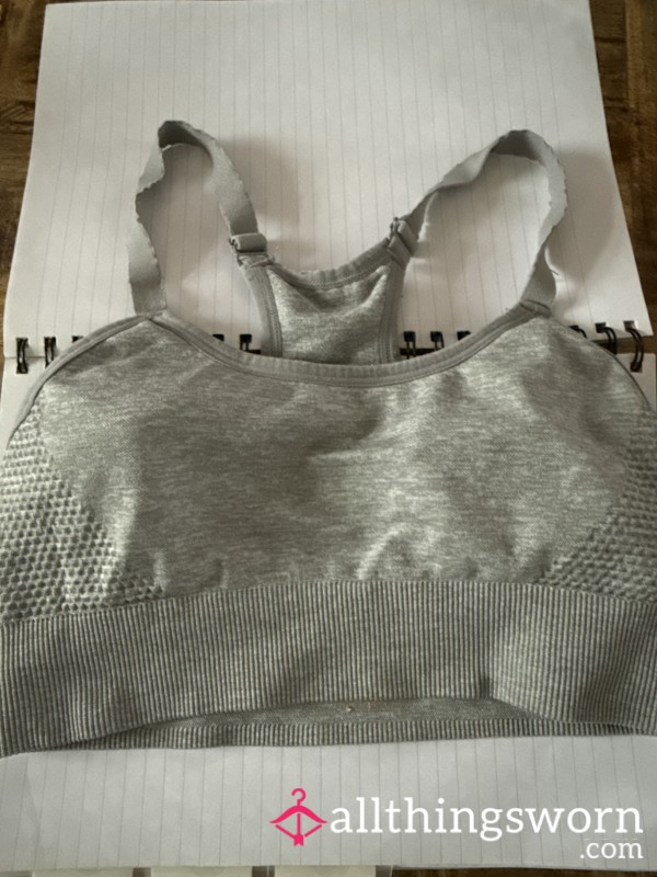 Sta**i’s Sweaty Gym Bra- Worn For Hot Pilates And Workout 💦