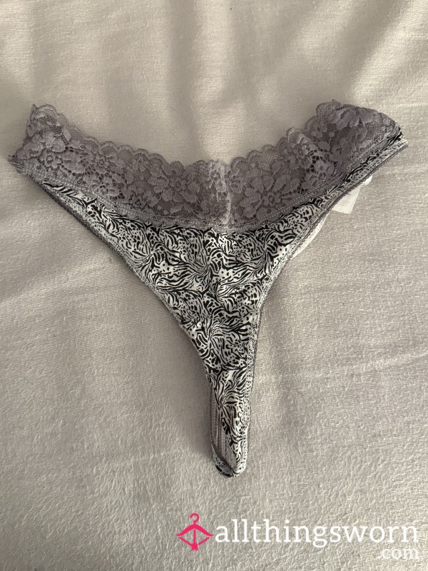 Sta**i’s Well Worn Lacy Thong- Soft And Personal 💋
