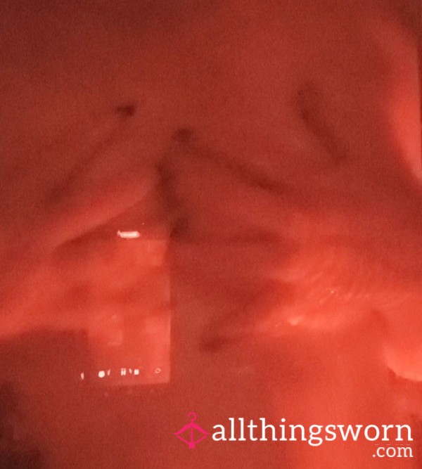 Steamy Shower Tease In Red Light