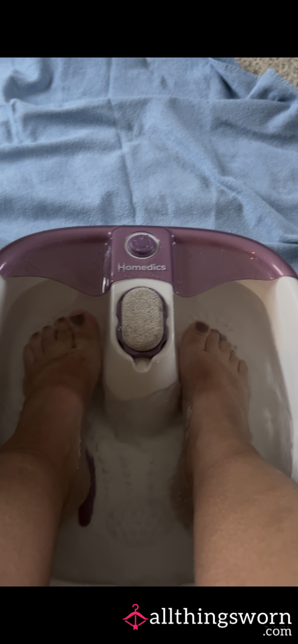 Steamy Soak For My Tired Soles… Want To Join Me?