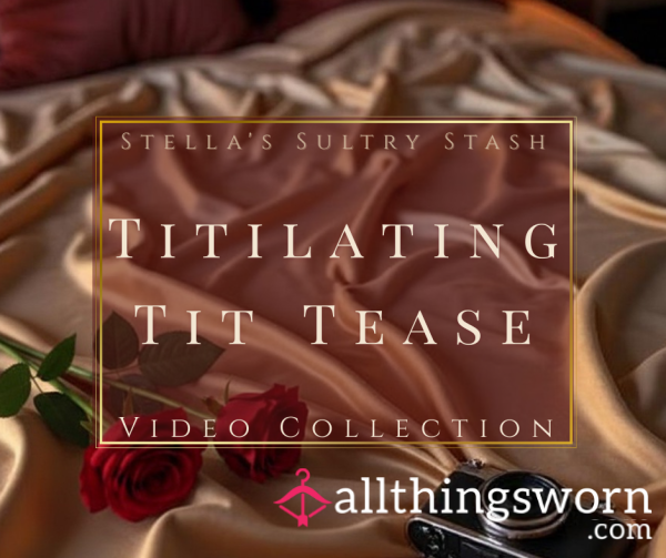 Stella Titillating Tit Tease (1.29 - Red Heart Sheer Lingerie Guided Tour Of My Tits - £10)