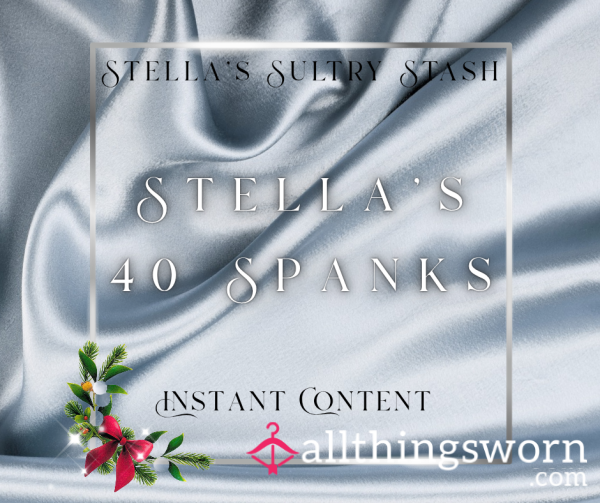 Stella's 40 Spanks (48 Second Self-Spanking Clip - £5)
