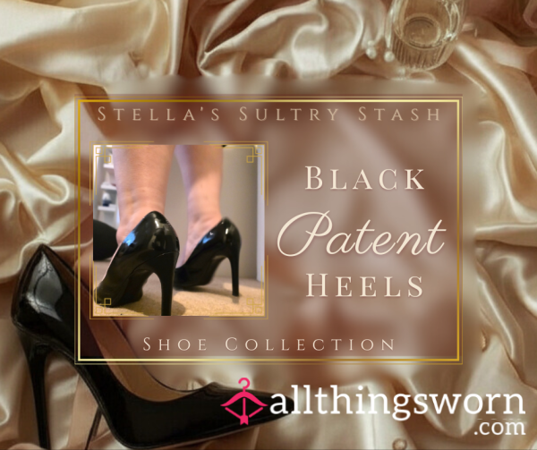 Black Patent Heels (Buy/Clean/Dirty | £25)