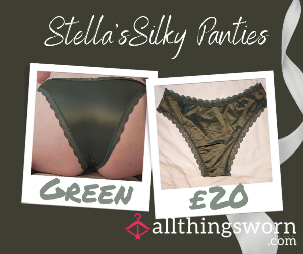 Stella's Silky Panties: Goddess Green