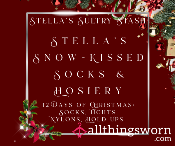 Stella’s Snow-Kissed Socks & Hosiery (Stella’s 12 Days Of Christmas Countdown: Socks & Hosiery - Saving £101 - Limited Offer & Spaces)