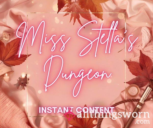 Miss Stella's Dungeon (10 Photos In Black PVC, Stockings, Heels - £10)