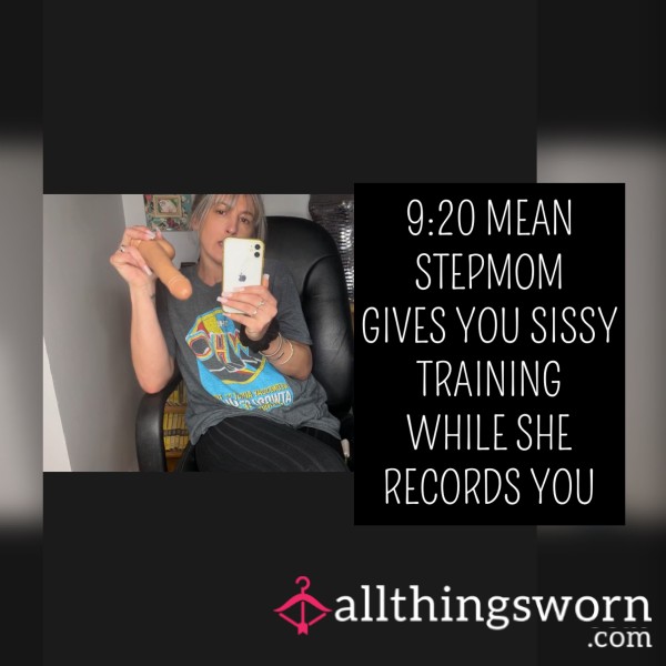 Stepmom Records You Sucking Di**o & Gives You Sissy Training