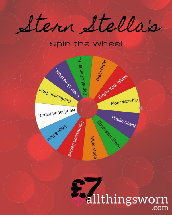 Stern Stella's Spin The Wheel