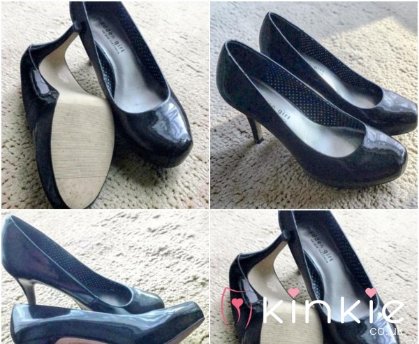 Steve Madden Black Patent Heels