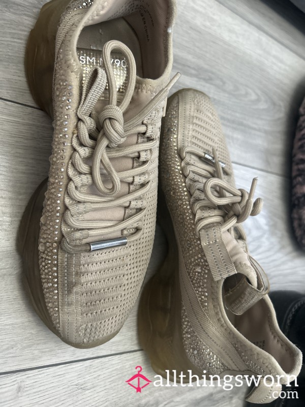 Steve Madden Diamante Beige Dirty Shoes