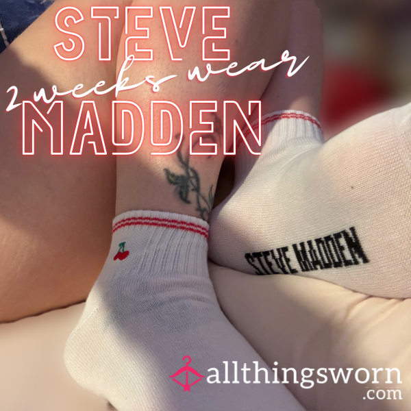Steve Madden Socks Worn For Two Weeks 🖤🤭 £60 Including Tracked Uk Postage 🖤 International Shipping Available. Come Get My Toes On That Face 😝