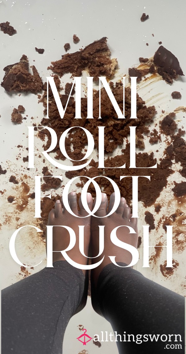 Sticky Sweet Foot Crush – Cadbury Mini Rolls Destruction