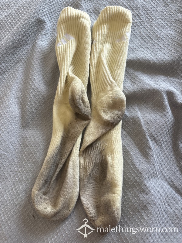 Stinking Well Worn Adidas Socks