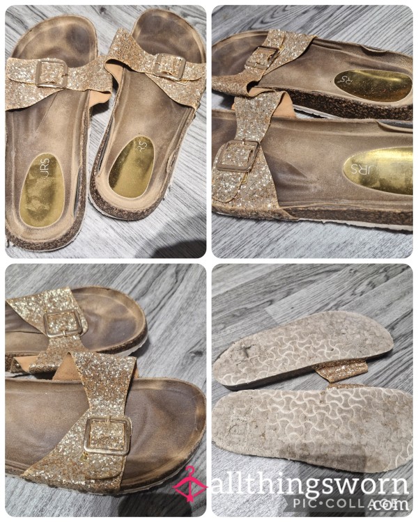 Stinking Well Worn Sandals