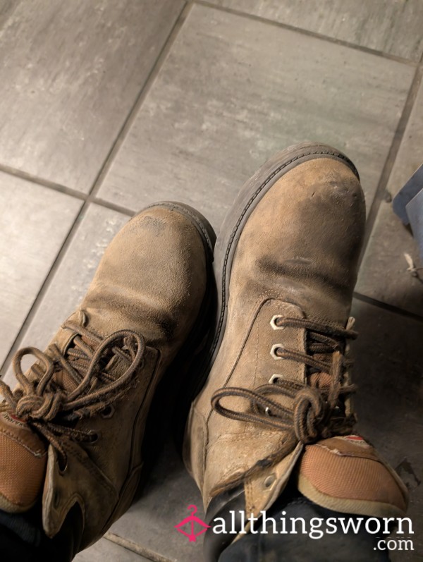 Stinky 2 Year Old Steel Toe Work Boots