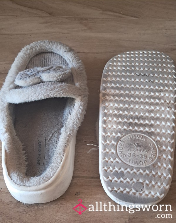 Stinky 2 Years Old Slippers (Worn Outside)