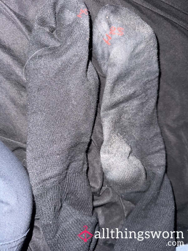 Stinky 24 Hr Shift Socks (black Long Socks)