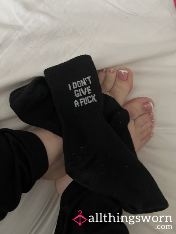 Stinky 48 Hr Wear Socks- Cos I Don’t Give A F**k😏😈