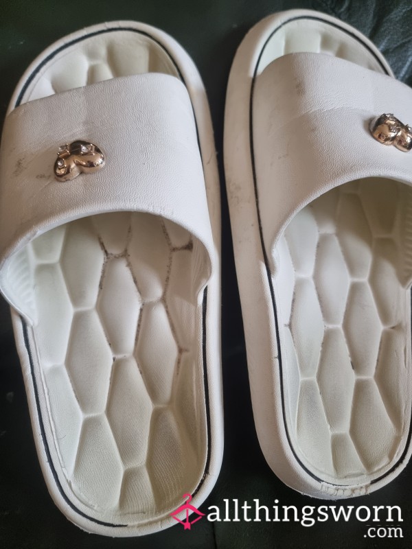 Smelly Little White Slippers