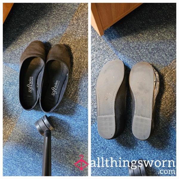 Well Worn Stinky Ballerina Shoes