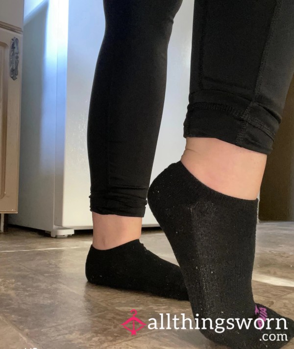 Stinky Black Ankle Socks