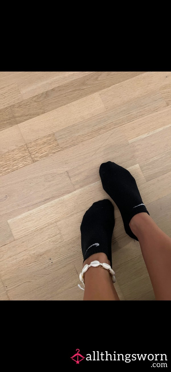 Stinky Black Ankle Socks