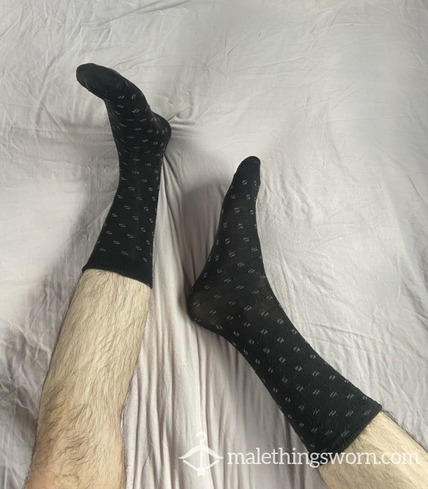 Stinky Black Dress Socks