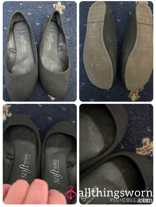 Stinky Black Flats 🥿 UK Postage Included ❤️ Can Be Sent Internationally