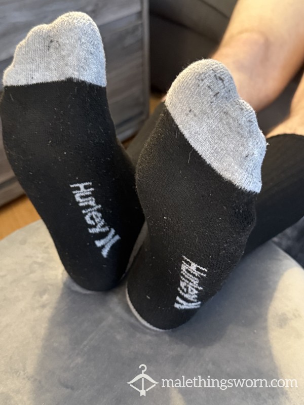 STINKY BLACK HURLEY SOCKS