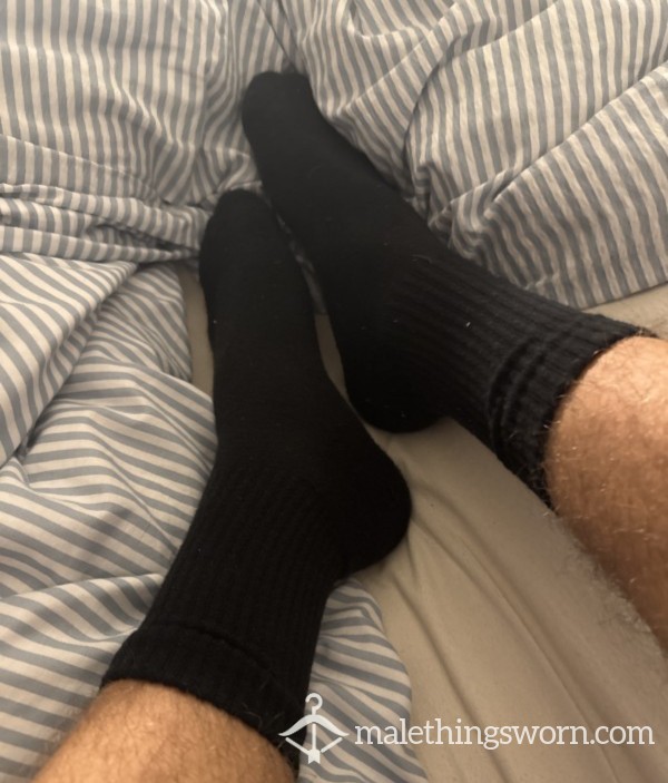 Stinky Black Sports Socks