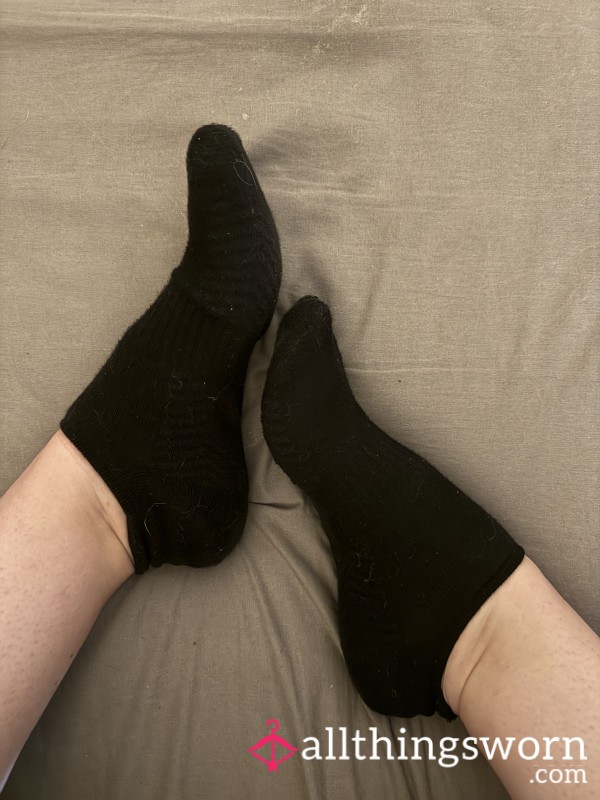 Stinky Black Trainer Socks