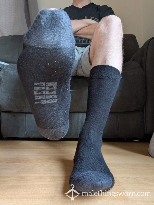 Stinky Black Work Socks.