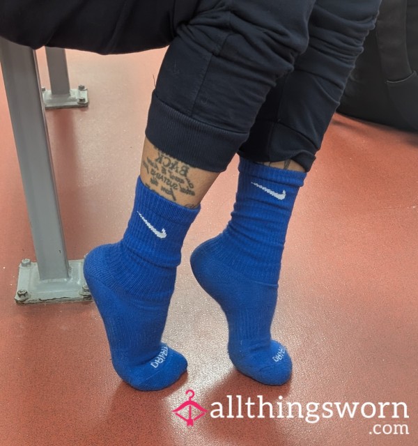 Stinky Blue Nike Crews