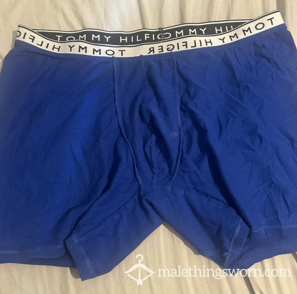 Stinky Blue Tommy Boxers: 2 Days Of Me + Drip Marks