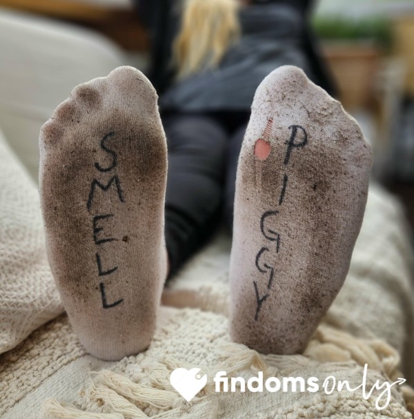 Stinky, Dirty, Broken Socks For Pathetic Pigs. 👣
