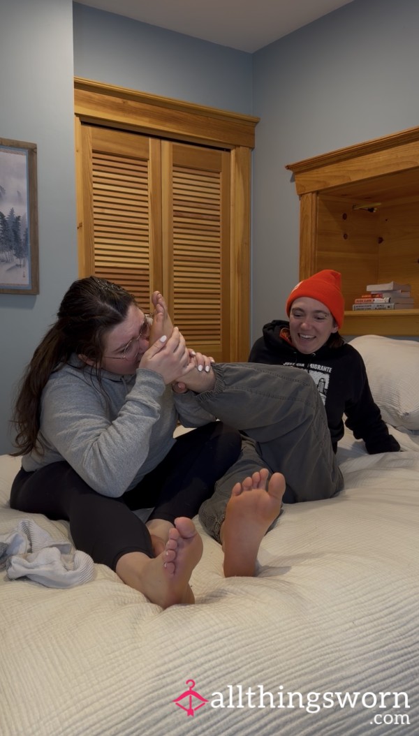 Stinky Feet Contest With My Roommate